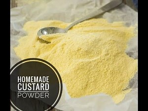 Homemade Custard Powder Recipe | How to make Custard Powder at home