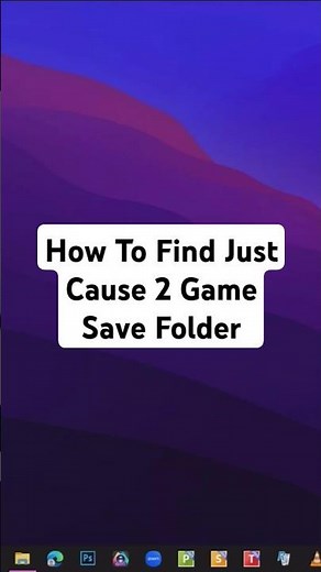How to Find Just cause 2 Game Save Folder Location In Pc ‪@lusifigaming‬ #foryou #fyp