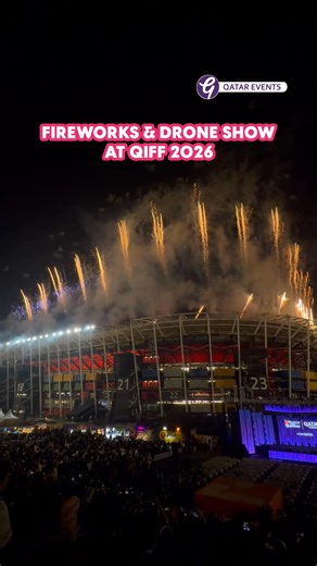 ✨ Dazzling fireworks and a stunning drone show lit up the opening night of QIFF 2026! 🎆 Qatar | Qatar events | QIFF 2026 Qatar International Food Festival Visit Qatar Qatar Calendar | ILoveQatar.net - ILQ