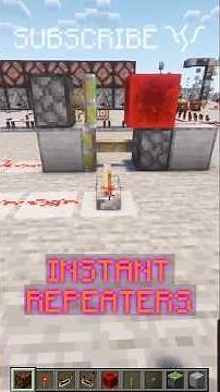 How to use VERTICAL INSTANT REPEATERS to send signals! | Redstone with PsiVolt #minecraft #redstone