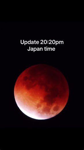 Bloodmoon Lunar eclipse #fyppppppppppppppppppppppp #fyp #moon #lunareclipse #japanese