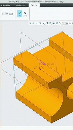 Creo Part modeling-70