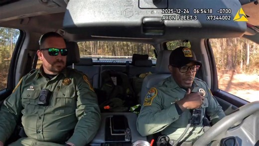 SCDNR officers responding to a trespassing call on Christmas Eve got quite the surprise! Dash cam footage shows a man in a red suit and several deer. See the unusual sighting. | WMBF News