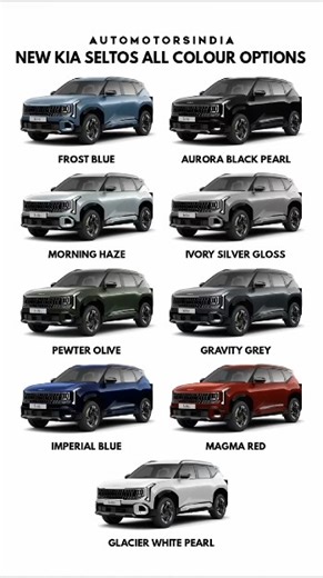 New Kia Seltos 🚗 All Colour Options Explained | Which Colour Looks Best? 🎨