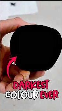 The Darkest Color Ever Made 🤯