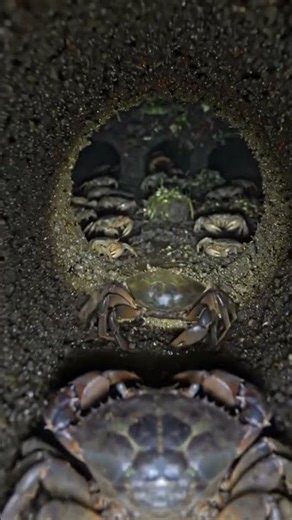 Inside the Secret Underground Crab World: Micro-Camera POV Documentary 🦀