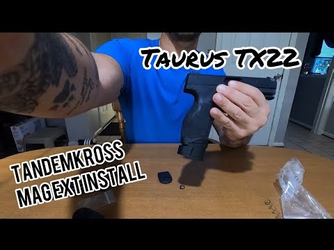 Taurus TX22 Tandemkross 5+ Magazine Extension install!! The install that anyone can do!!