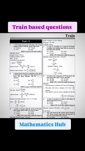 Train based questions | Mathematics Hub | Facebook