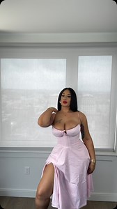 not teww much🤏🏽 | outfit: @FashionNovaCurve . 🔍 Oh Darling Poplin Midi Dress | Kristiana King