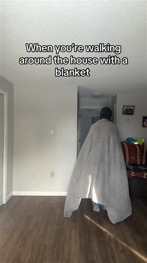 Marching to Darth Vader's Theme with a Blanket