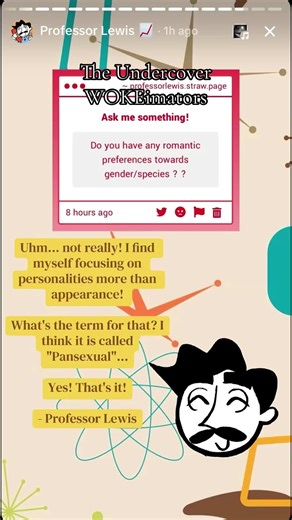 As an American, they are the USA’s biggest fear and I’m cheering for them #undercoveranimator #story #professorlewis #sylvestre #drfischer