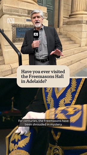 101K views · 1K reactions | Have you visited the Freemason's Hall on North Terrace?樂 Today ABC Radio Adelaide's David Bevan ibroadcast from The Grand Lodge of Freemasons SA & NT, which is soon going to undergo a transformation. ️ Listen on the ABC listen app or here: https://bit.ly/AdelaideRadioLive Here's a little tour inside revealing some of the hidden secrets of the Freemasons. Hear more Adelaide news on the ABC listen app or here: ab.co/Adelaide | ABC Adelaide | Facebook