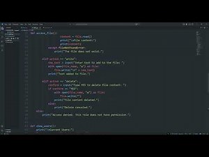 RBAC Implementation in Python