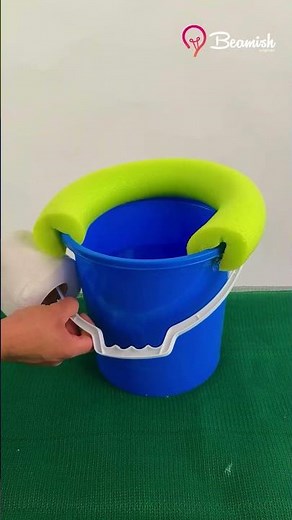 DIY Bucket Toilet 🪣 #diy #genius #toilet