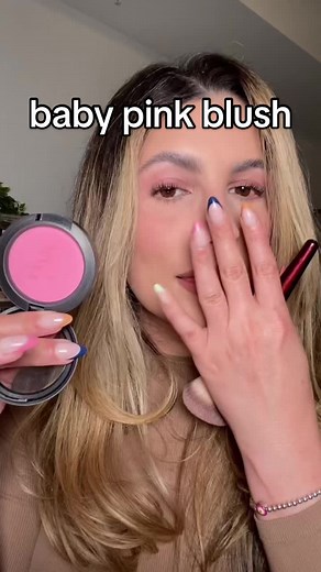 MAC pink swoon is the perfect baby pink blush 💖 #maccosmetics #macblu...