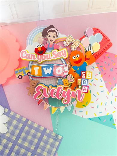 Ms. Rachel Cake Topper: Birthday Party Decor, Ms. Rachel Cups, Ms. Rachel Favor Bags, Ms. Rachel 3d Letters, Ms. Rachel Blowouts - Etsy