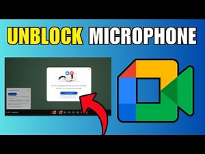 How To Unblock Microphone in Google Meet - New Method