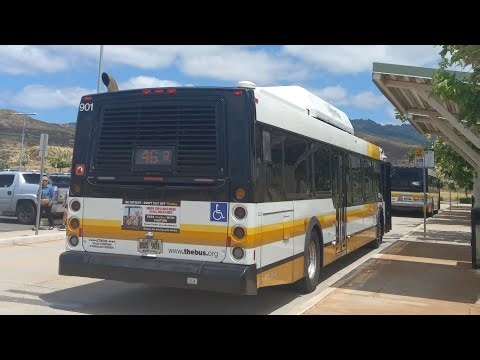 TheBus Honolulu (HI) Route 46 Kapolei Commons/City Ctr Bus 901 [2006 New Flyer DE40LFR ⛽️⚡️Hybrid]