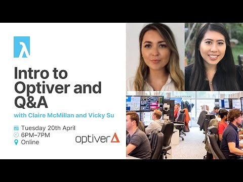 Introduction to Optiver and Q&A