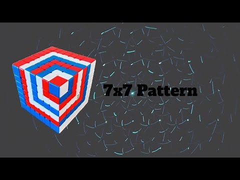 7x7 Pattern : Cube in a cube [Tutorial]
