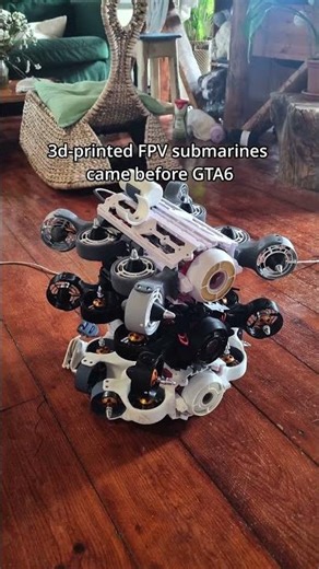3d printed FPV submarine #fpvbuild #fpv #mechatronics #3dprinting