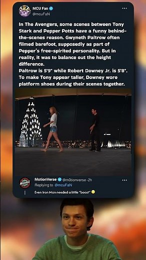 Even Iron Man Needed Platform Shoes 😏 | #IronMan #Marvel
