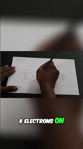 Drawing Sodium's Bohr Model: The Secret of Its Electron Rings Revealed! #shorts