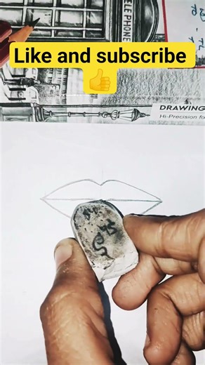 realistic lips shading step-by-step!👍👍