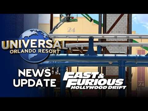 Universal Orlando News Update: COASTER TRACK INSTALLED & LOST CONTINENT DEMOLITION
