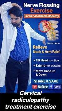 Cervical Radiculopathy Exercise | Median & Radial Nerve Flossing | Neck Pain Relief