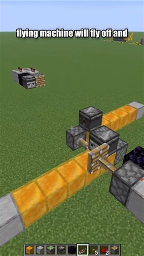 Honey Blocks Instead of Slime Blocks! #minecraft #minecraftshorts #minecrafttutorial #shorts