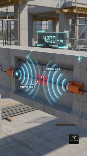 Non Destructive Test on Concrete. #civilengineering #civilengineer #construction #concrete
