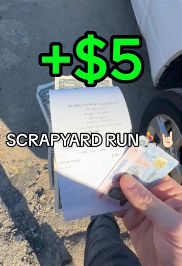 Made a lil loose change today at the scrap yard 🤑💲 It ain’t much but it’s somethin! 💪🏻😤🔥 Call us today if you have some old metal you’ve had sitting around for ages, and we’ll take care of it. ♻️ #junkremoval #scrap #metal #reclaimyourspace #entrepreneur