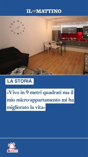 «Vivo in 9 metri quadrati ma il mio micro-appartamento mi ha migliorato la vita»