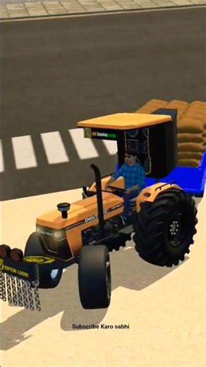 tractor trolley game video #indianbikedriving3d #tractortrolley