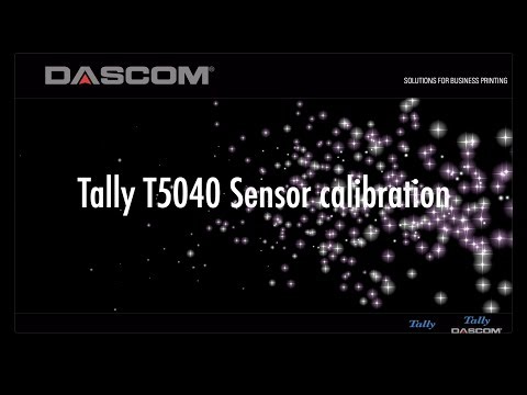 Tally T5040 | Sensor calibration