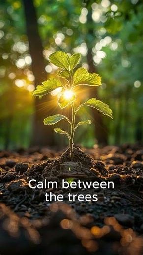 Calm between the trees