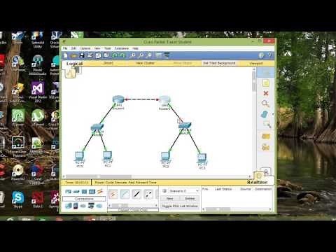 Cisco Packet Tracer | Simple network (2 Router, 2 Switch, 4 PC with Rip Routing)