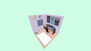 Low Poly Gaming Room - Download Free 3D model by Canolli
