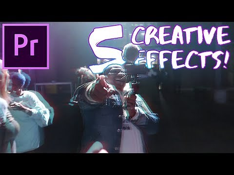5 AWESOME Creative Video Effects in Adobe Premiere Pro! (CC How to / Tutorial)