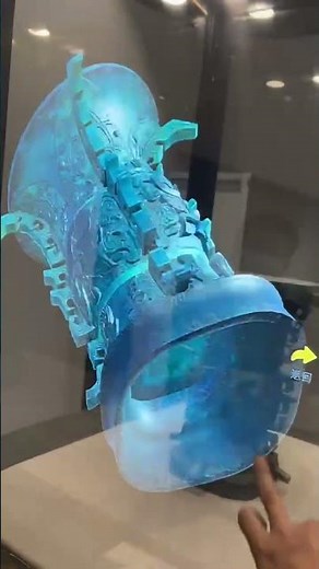 Transparent OLED touch display