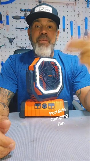 1.3K views | Portable Camping Fan Light and Phone Charger #campingfan #portablefan #tiktokshopcreatorpicks #fan #camping #homerefresh | Barbra Blevins | Facebook