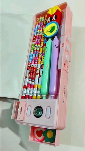 Princess Ki Secret Lock Wali Geometry Box, Pencil Case #filling #stationery #schoolsupplies #shorts