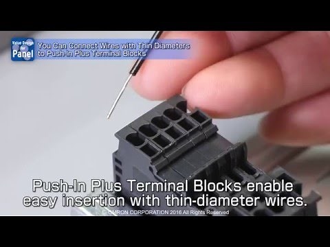 Push-In Plus Terminal - Thin wire compatible