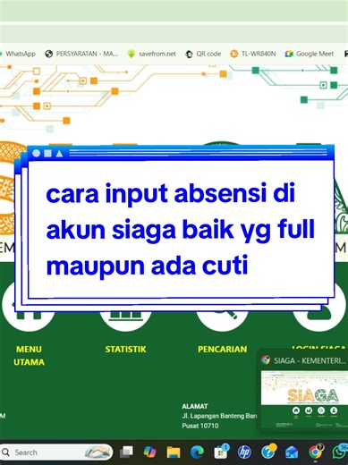 Panduan Lengkap Cara Input Absensi di Siaga