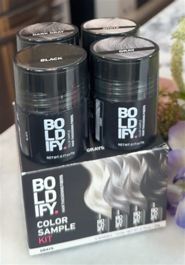 BOLDIFY Hair Fibers Fill In Fine and Thinning Hair for an Instantly Thicker & Fuller Look - Best Value & Superior Formula -14 Shades for Women & Men Color Discovery Kit… Amazing deal! #Tiktokshopcreatorpicks #boldify #hairfibers