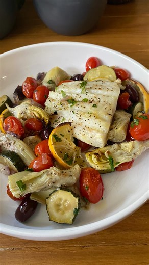 Marlena Kur | This Mediterranean Baked Cod is a fish dish I make on Christmas Eve and all year round. It’s not just delicious but it’s nutrient packed... | Instagram