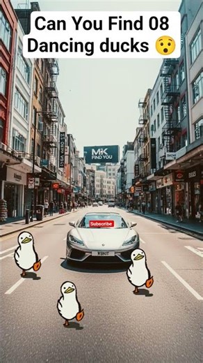 Spot All 8 Ducks 🦆 Subscribe & Comment Your Answer! #BrainChallenge #VisualPuzzle