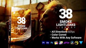 3D Smoke Light Leaks Overlays