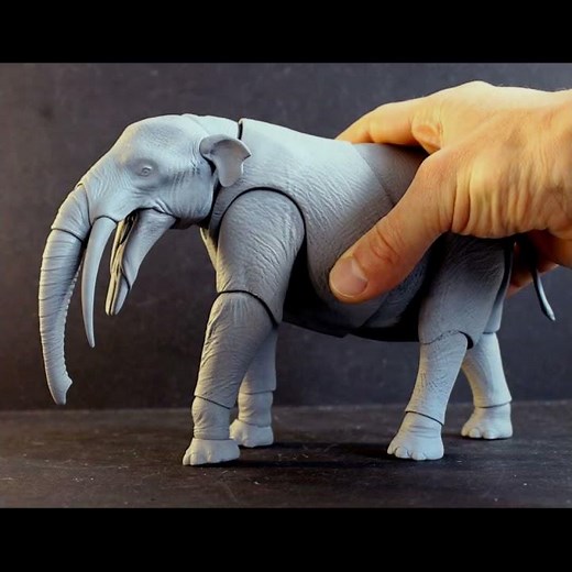 beast of the Mesozoic gomphotherium #prehistoric #cenozoic #iceage